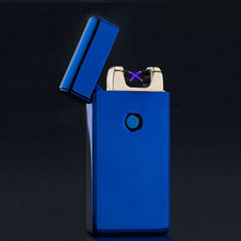 Hot Excellent 5 Styles USB Rechargeable Flameless Electric Double Arc Windproof Cigar Cigarette Lighter +Free Shipping