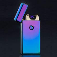 Hot Excellent 5 Styles USB Rechargeable Flameless Electric Double Arc Windproof Cigar Cigarette Lighter +Free Shipping