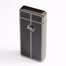 Male gift Arc Lighters metal USB Rechargeable Flameless Electric Arc Windproof Cigar Cigarette Lighter