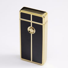 Male gift Arc Lighters metal USB Rechargeable Flameless Electric Arc Windproof Cigar Cigarette Lighter