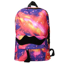 Galaxy Pattern Unisex Travel Backpack Canvas Leisure Bags School Bag