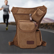 Xiniu Men leg waist bag thigh fanny pack multifonction Canvas Money Belt Casual Man Waist Bag sacoche cuisse pochete homem#LRSS