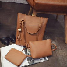 xiniu Three Piece Bag Women Messenger crossbody bag Top Handle Bags baobao portefeuille femme #GHYW