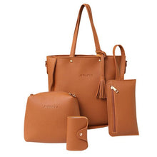 Xiniu 4 PCS women bag set leather Shoulder Bags women messenger bag small clutches Handbag Dropshipping #6M