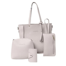 Xiniu 4 PCS women bag set leather Shoulder Bags women messenger bag small clutches Handbag Dropshipping #6M
