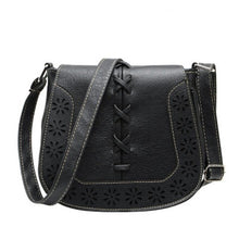Xiniu Bags Women crossbody bag Hollow Out casual Black Brown Small Handbag Ladies solid PU shoulder bags