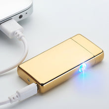 Cigarette Lighter Electric Arc USB Lighter Rechargeable Flameless Windproof Cigar Electric Lighter