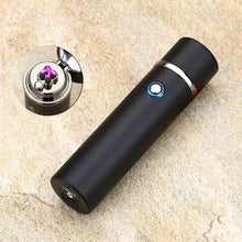 USB Lighter Plasma Cigarette Windproof Lighter Cross Double Arc Lighter USB Pulse Cigar Electronic Lighter Smoking Tool Gift Men
