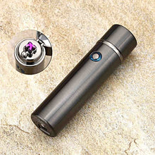 USB Lighter Plasma Cigarette Windproof Lighter Cross Double Arc Lighter USB Pulse Cigar Electronic Lighter Smoking Tool Gift Men