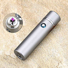 USB Lighter Plasma Cigarette Windproof Lighter Cross Double Arc Lighter USB Pulse Cigar Electronic Lighter Smoking Tool Gift Men
