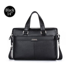 New Men's Handbag Genuine Leather Luxury Brand Men Business Briefcase Handbags Messenger Bags 14''/15.6'' Laptop Bag